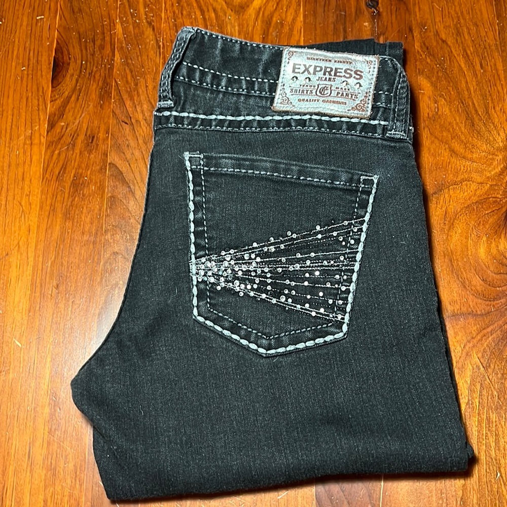 Express Slim Fit Ultra Low-rise Jean Leggins